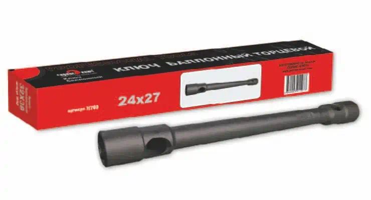 70700 — Ключ балонный 24х27 мм газель усиленный с монтажкой (LK 395) VETTLER KREUZX27 СЕРВИС КЛЮЧ